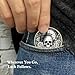 Stoic Challenge Coin - Memento Mori (Remember You Must Die) / Memento Vivere (Remember to Live) - Motivational Inspirational Token for Anxiety Relief, Military Veteran, Men Women, Graduation Gift