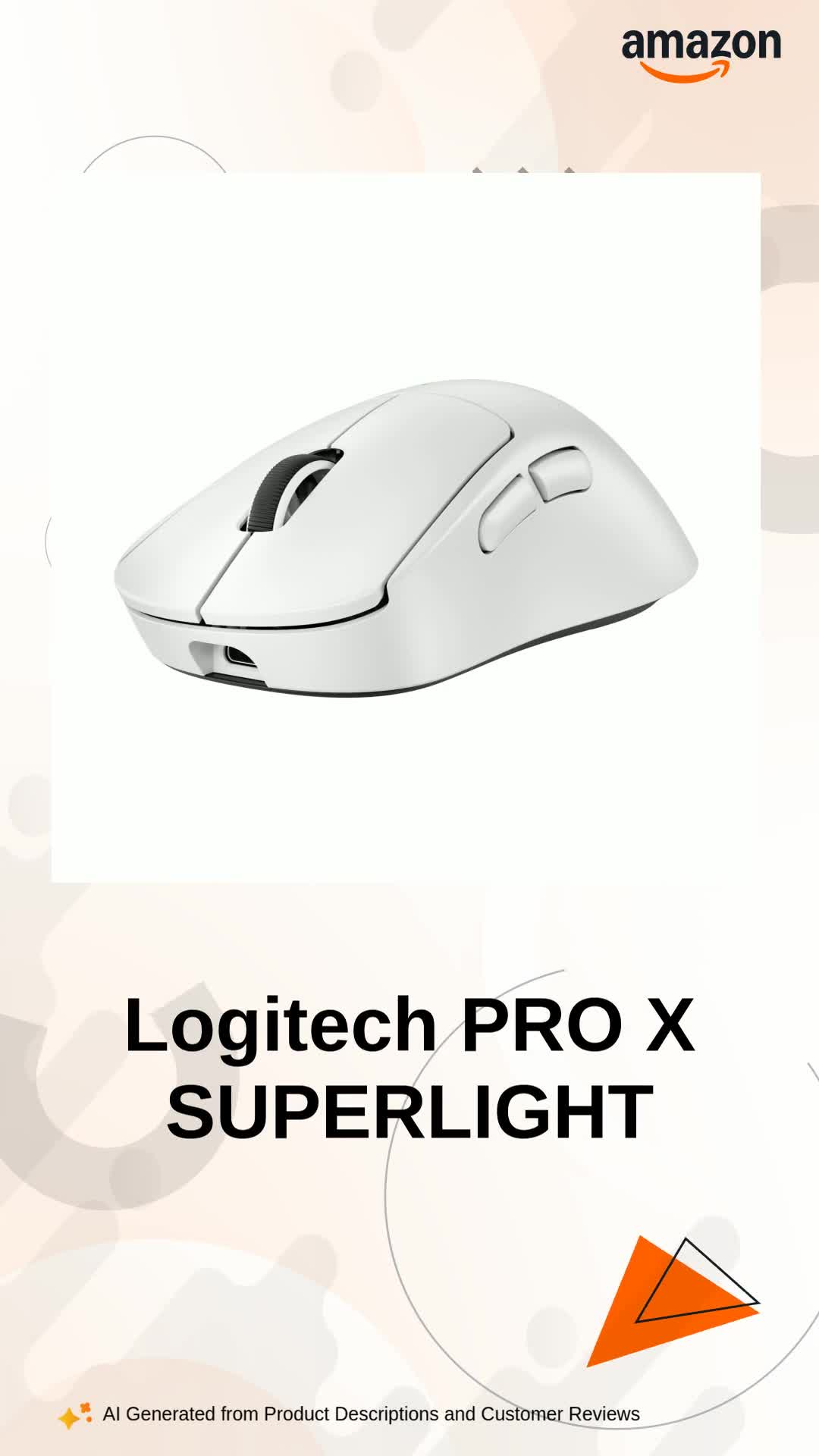 Logitech G PRO X Superlight 2 DEX Lightspeed Wireless Gaming Mouse