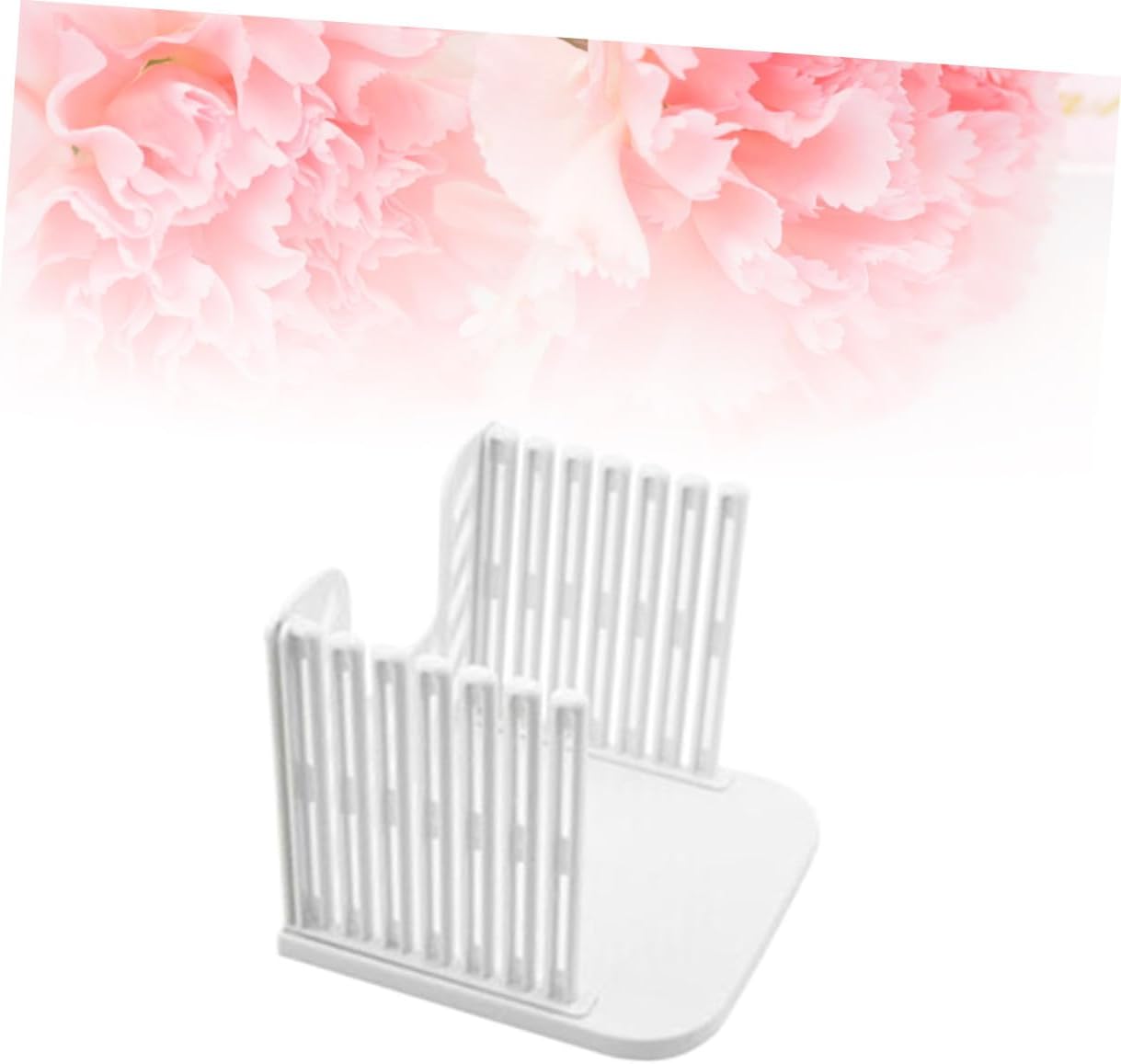 Foldable Plastic Bread Slicer for Loaf and Bagel, Home Use White ABS