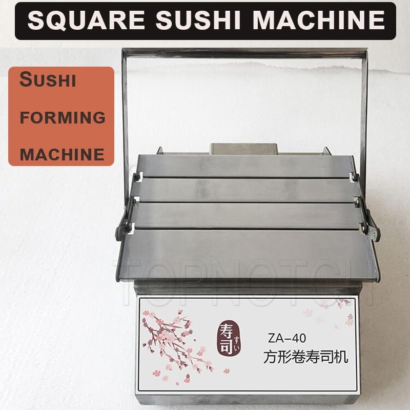Sushi Making Roller Machine - Square Rice Ball Maker for Perfect Sushi Rolls and Onigiri - Ideal Kitchen Gadget for Home Chefs