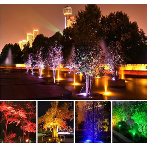 Projecteur LED anti-infiltration IP65 avec spots LED RVB orientables 360°