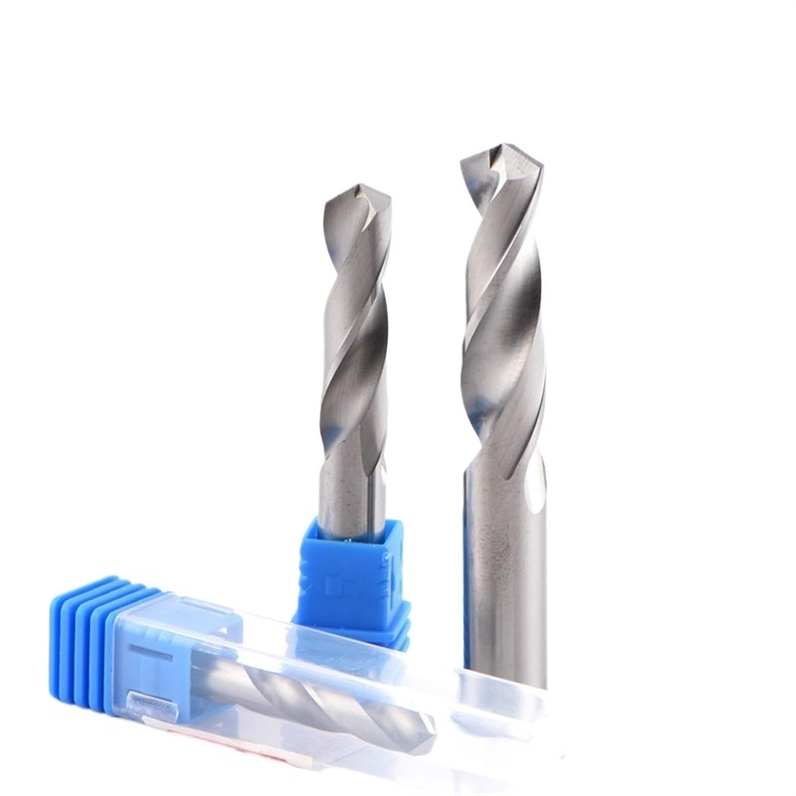 1 pz 14 mm-25 mm punta da trapano in metallo duro, finitura non rivestita (lucida), gambo tondo, punta da trapano a spirale con scanalatura for metallo(14.2mm)