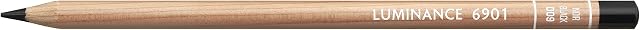 Caran d'Ache Luminance Colour Pencil Artist 6901.009 Coloured Pencils Pack of 3 Colour: 009 Steel Black/Black