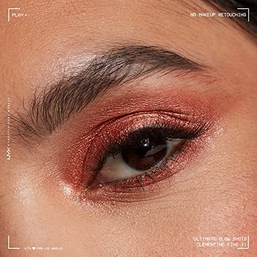 Nyx Professional Makeup Ultimate Glow Shots, Brightening Liquid Eyeshadow - Clementine Fine #TOP3