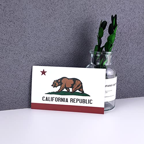 Image of JBCD California Flag Magnet Decal - for Car SUV Truck, 3 Pack, 3x5 Inches