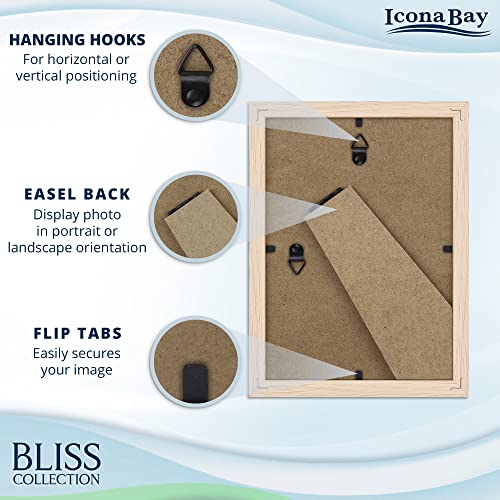 Icona Bay BLIS-5X7PS-LOK1 5X7 Light Oak Picture Frame thumb #2