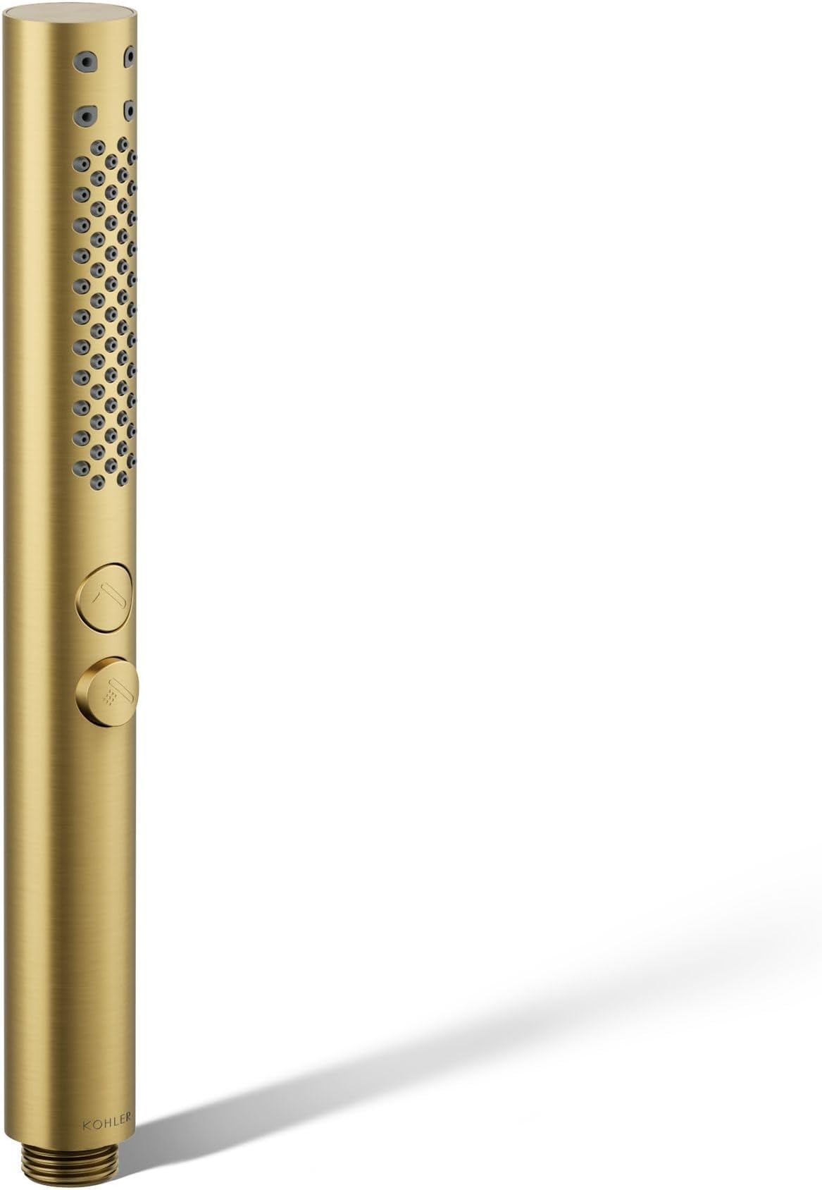 21335-2MB Shift®+ Round two-function handshower, 2.5 gpm, Vibrant Brushed Moderne Brass