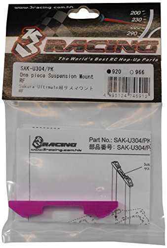 Pièce alu SAK-U304/PK RF One Piece Suspension Mount pour voiture de piste radiocommandée