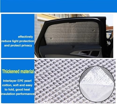 Parasol de coche para Macan que reduce el calor en las plazas traseras 5