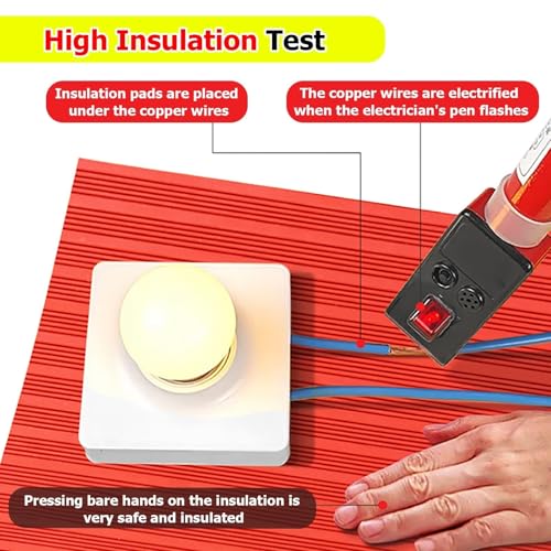 Tapis isolant contre les risques électriques et la haute tension - 5