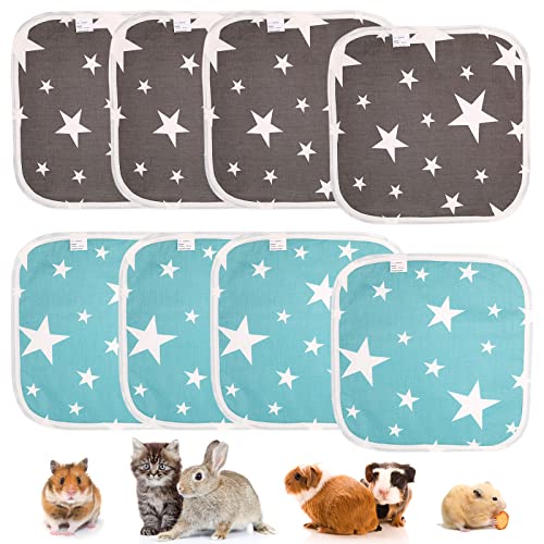 Abaodam 4 Stück Waschbare Meerschweinchen Unterlagen - Saugfähig & Atmungsaktiv