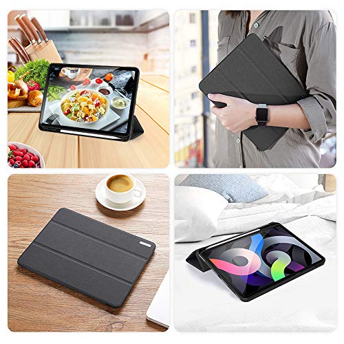 Capa Anti Impacto Dux Ducis Modelo Domo Compatível com iPad Air 5 / Air 4 (10.9 Pol) (Preto)