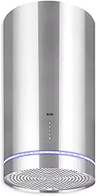 Coifa e Depurador de Ilha Eos 35cm Redonda Eco40ir Inox 220v