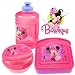Disney Minnie Mouse Bow-tique Lunch Set (Water Bottle, Snack Box & Sandwich Box) (Pink)
