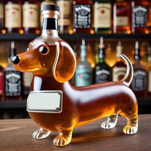 Bouteille de whisky teckel drôle pour animer vos soirées et apéritifs