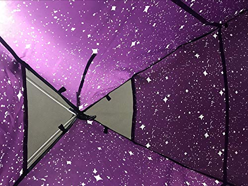 Laylala® Indoor Privacy And Play Tent On Bed Sleep Cozy In Drafty Room，Privacy Tent On Bed For Warm(Starlight) #TOP2