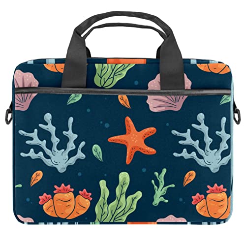 Sacoche ordinateur portable 13 13.3 14.5 pouces housse bandoulière motif marin