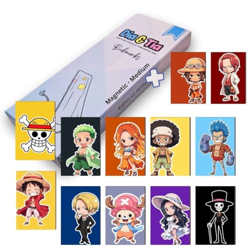 Image of Dia & Tia - Elegant & Durable Themed Magnetic Bookmarks Set � Nature, Fantasy, Inspirational Quotes, and More Best Gift for Book Lovers, Students (One Piece, Medium - 3.5x11 cm)