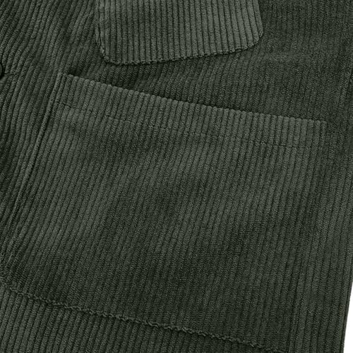 Chaleco de pana para hombre con diseño retro británico informal 2