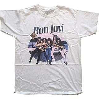 Rock Off Bon Jovi Breakout Officiel T-Shirt Hommes Unisexe - Les Beatles, Paul McCartney, John Lennon, RIngo Starr, George Harrison