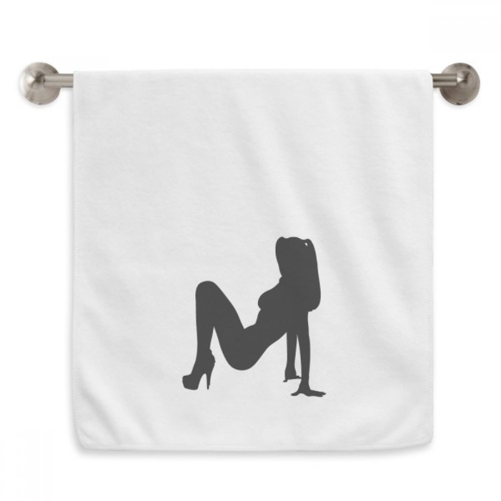 Serviettes débarbouillettes blanches Femme Diadème 13x29 pouces pour linge de bain maison
