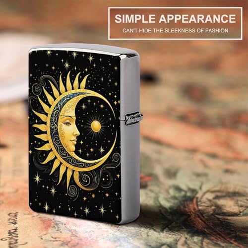 Funda clásica cobre para encendedor estilo casual miniatura 6