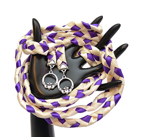 Divinity Braid Regal Purple Celtic Claddagh Wedding Handfasting V4 Cord #Handfasting #Celticcord #Handfastingcord #Wedding #Celticwedding #TOP4