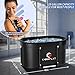 XL Ice Bath Tub,133 GAL Large Portable Cold Plunge Tub with Cover, Cold Water Therapy Recovery at Home Gyms Outdoor Use,Extra Ice Massage Balls Include,46