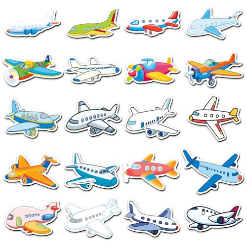 Imanes decorativos de avión, pack de 20 piezas miniatura 1
