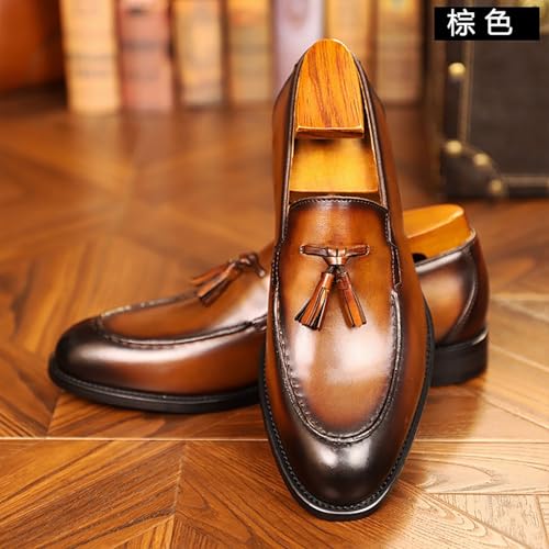 Men's Loafer Premium Leather Shoes Casual Slip on Breathable Formal Shoes3