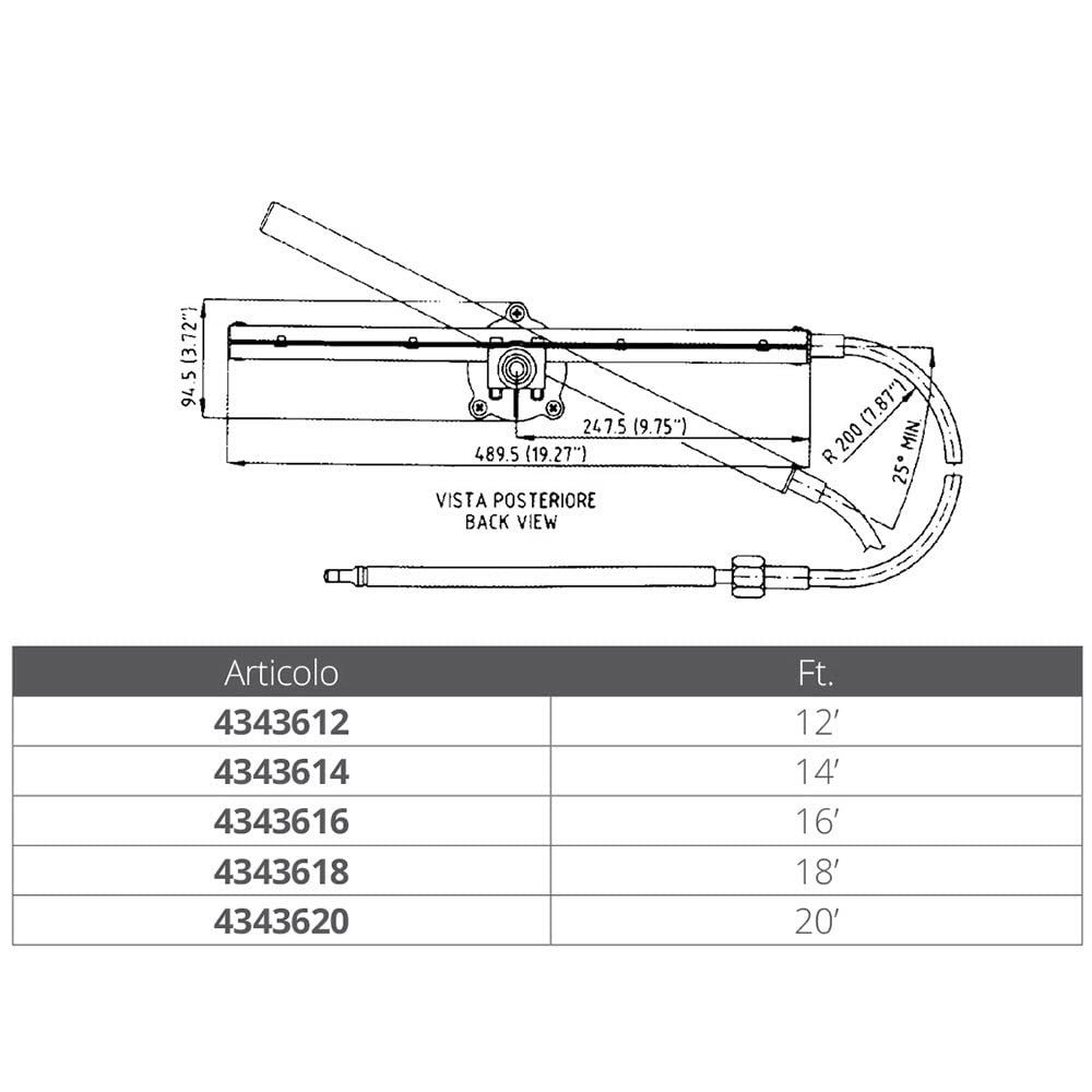 Ultraflex TIMONERIA TM86 da 20'