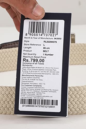 Image of Peter England Men Leather Belt