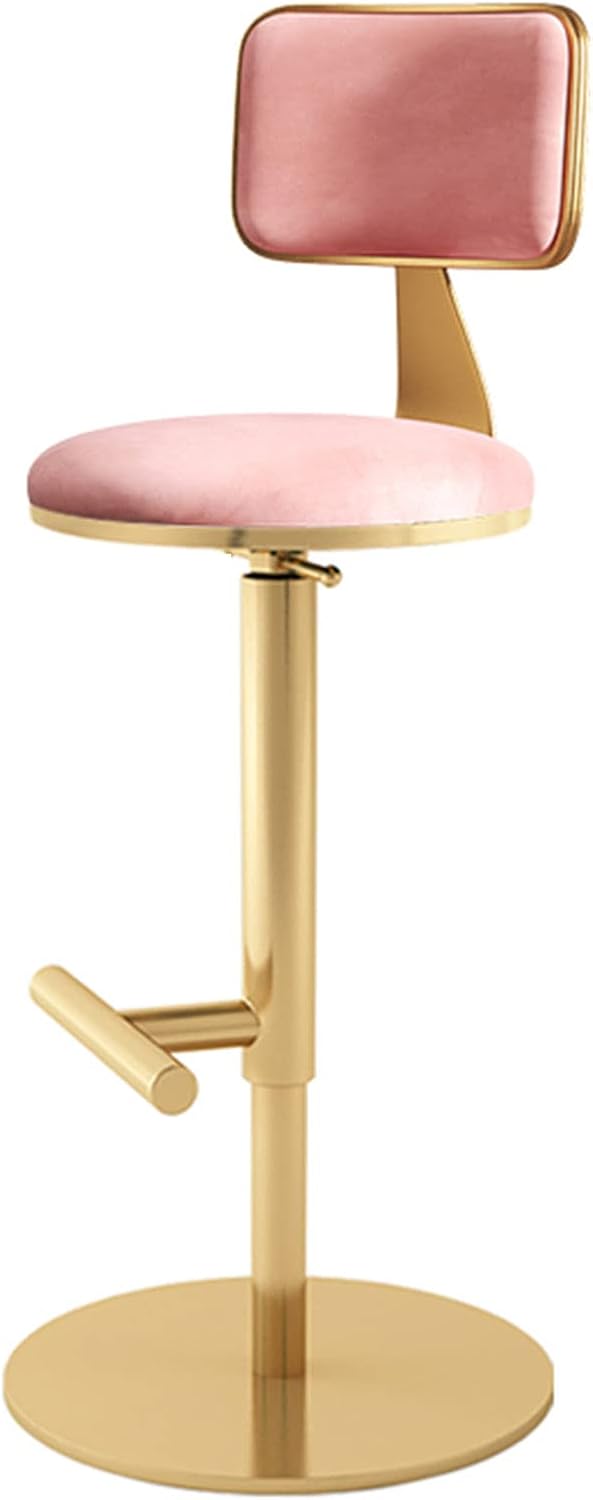 FLEPYHB Kitchen Bar Stool, Bar Stool for Kitchen Counter, Velvet Seat