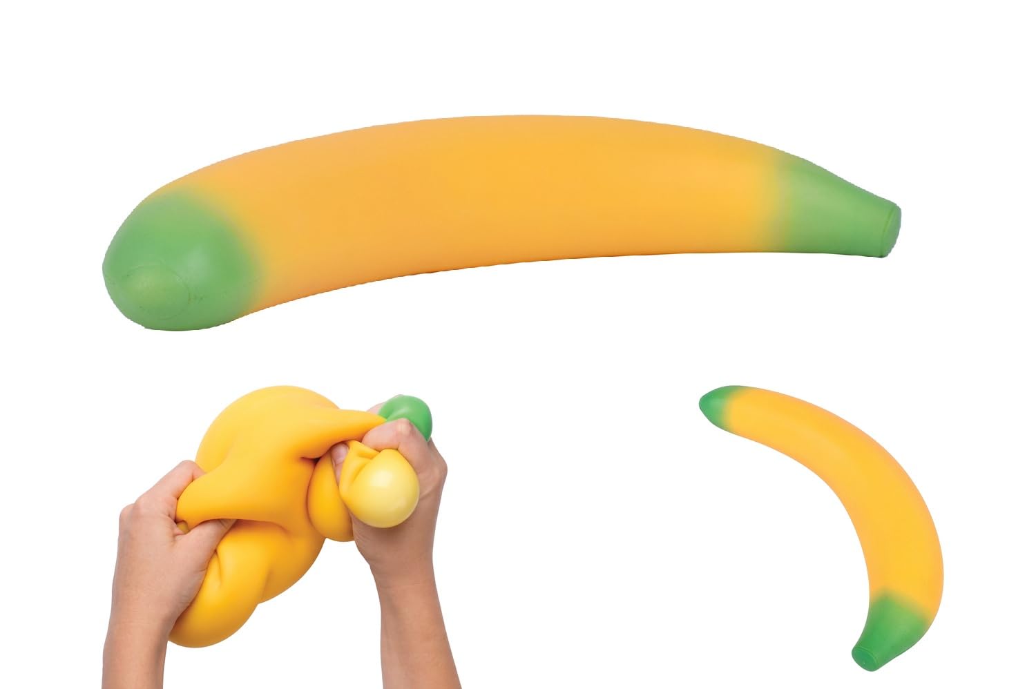 Squishy Banana 43cm, stress relief, sensory fidget toy, holiday, birthdays, christmas, cute party gift