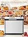 KEEPEEZ Brotbackautomat 1kg Edelstahl mit Keramikpfanne, 19 Automatischer Programme inkl. individuell programmierbar, 15h Timer, 3 Bräunungsgrade & Größen, auch für Kuchen, Pizzateig,Marmelade,Joghurt