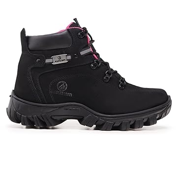 Bota Segurança Masculina e Feminina Ortopetica em Couro Legitimo com C.A