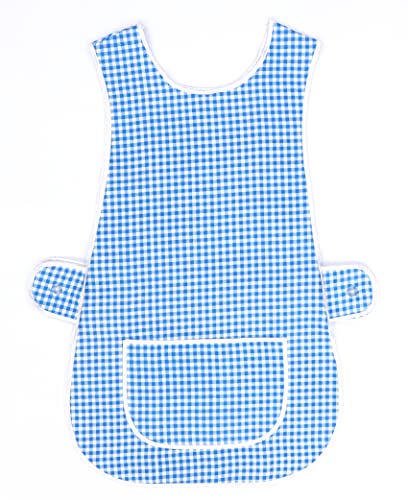 LINEN CLOSET Womens Tabards with Pockets for Men Ladies Cleaning Catering Chef Kitchen Aprons Unisex Hygea Tabard Apron Work Tabards