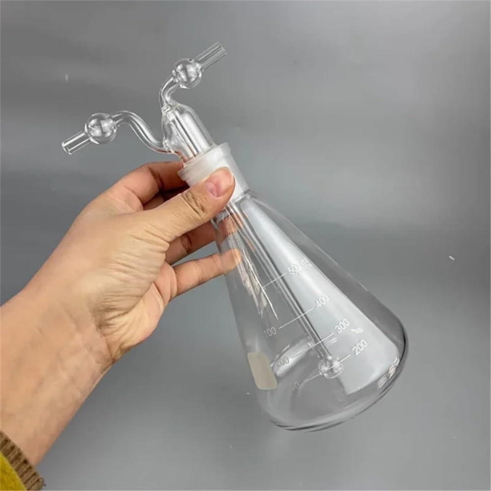 Sprzęt laboratoryjny butelka szklana 150 ml szklana trójkątna butelka do mycia filtr 500 ml (150 ml)