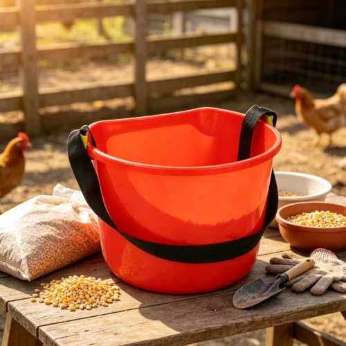 Fertilizante Spreader manual en cubo portátil de 35cm para dispersar aditivos con precisión 3