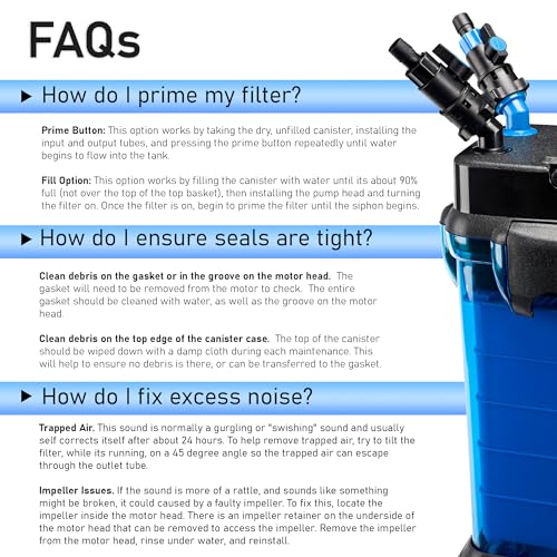 image for Penn-Plax Cascade All-in-One Aquarium Canister Filter – for Tanks Up