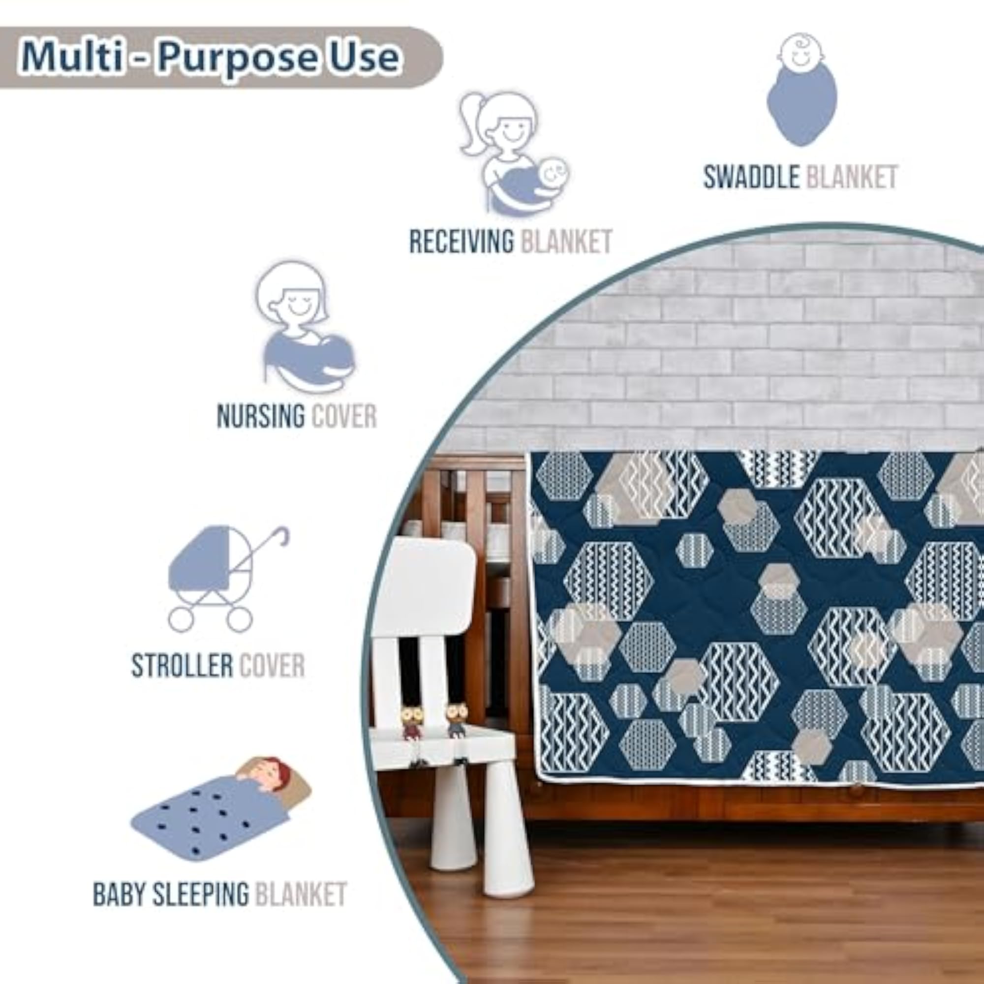 120 GSM Microfiber Reversible Kids Single Bed Comforter, Lightweight