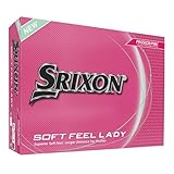 Srixon New Soft Feel Lady 2025, Bolas de Golf (Rosa)