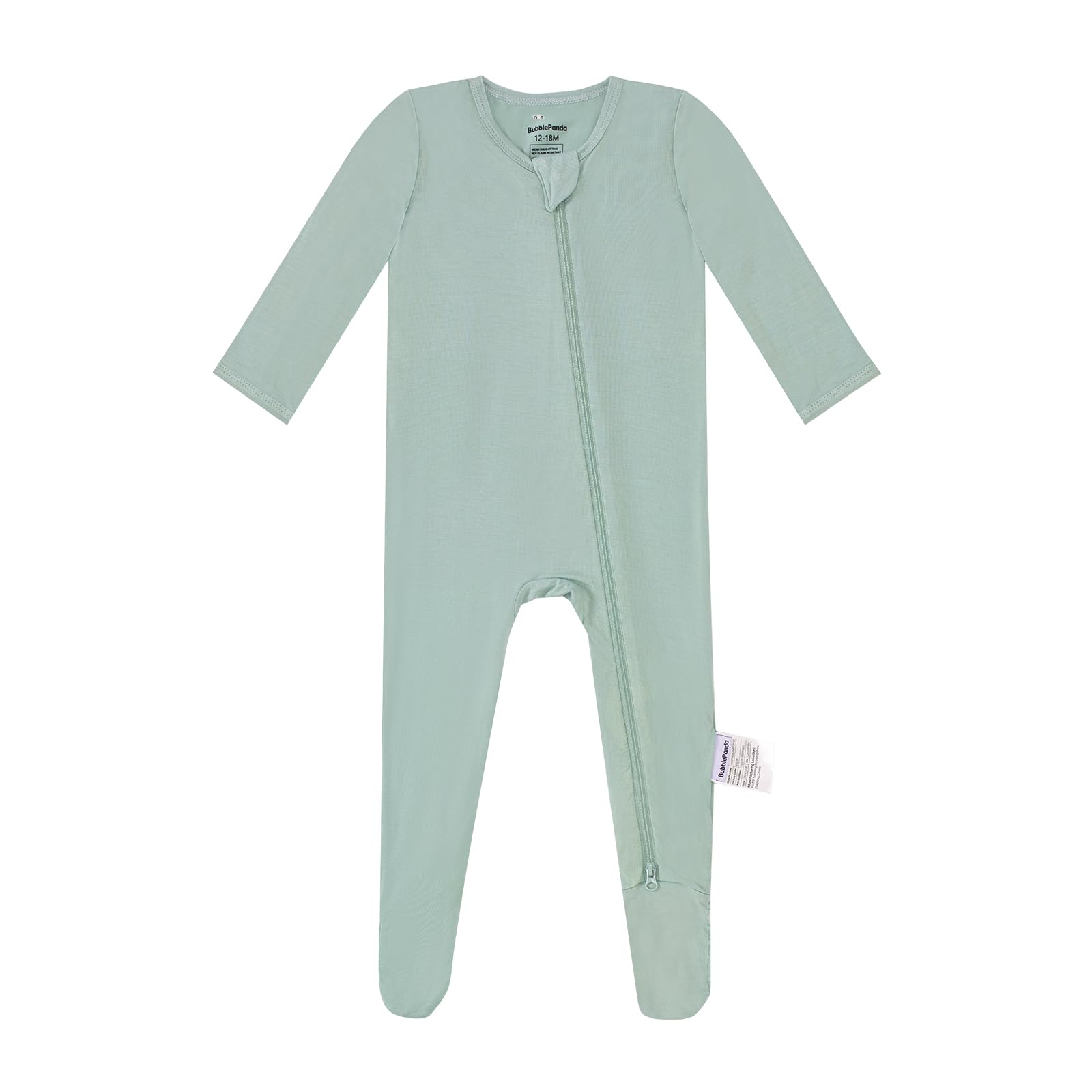 Okayinn BubblePanda Rayon Made From Bamboo Baby Pajamas Baby Clothes for Boys Girls Unisex Zip-Front Non-Slip Onesie Sleeper