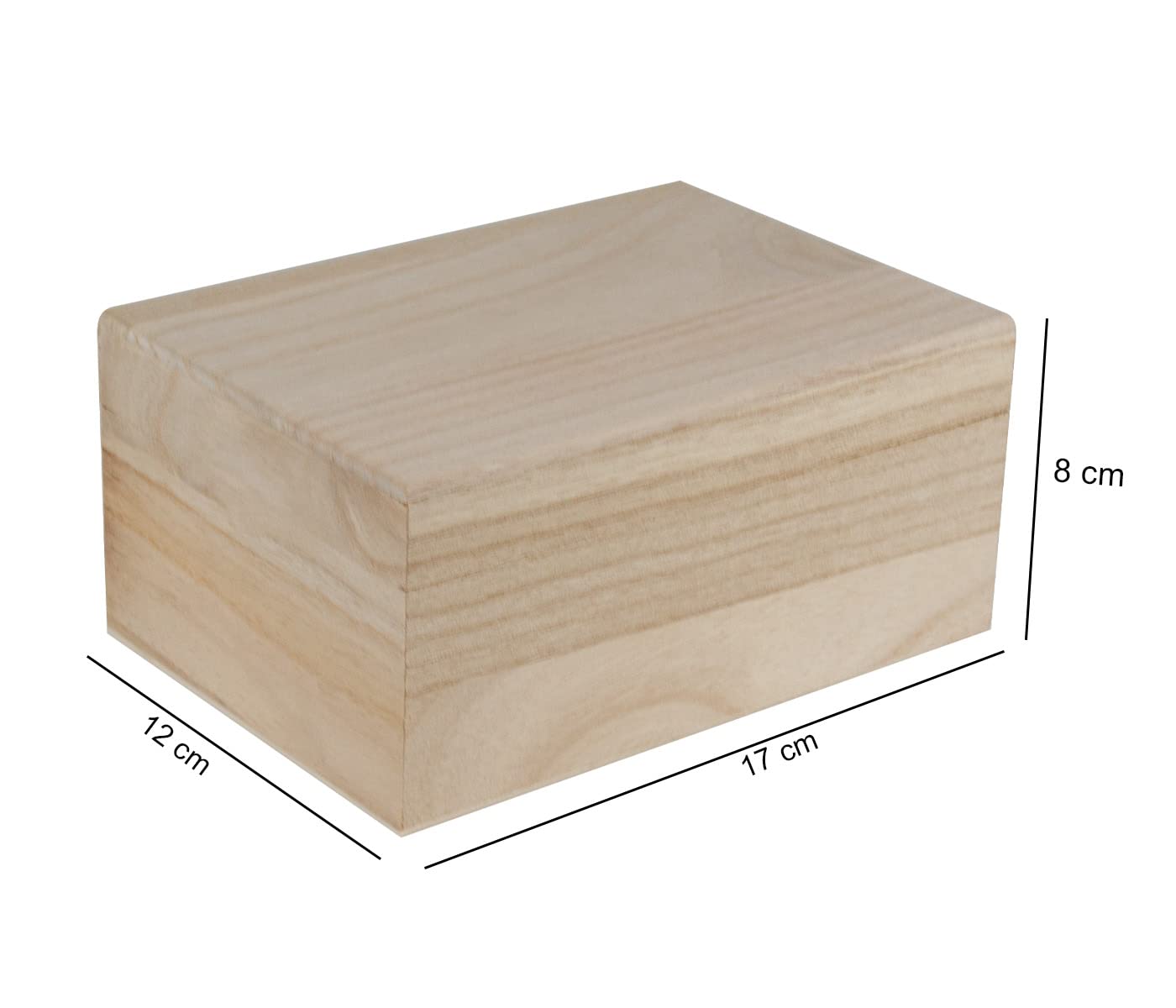 Holzbox mit Deckel – Vintage Holzkiste & Aufbewahrungstruhe aus Holz – Dekorative Aufbewahrungsbox mit Magnet-Verschluss – Truhe Kiste für Schmuck, Erinnerungen, Deko & Haushalt