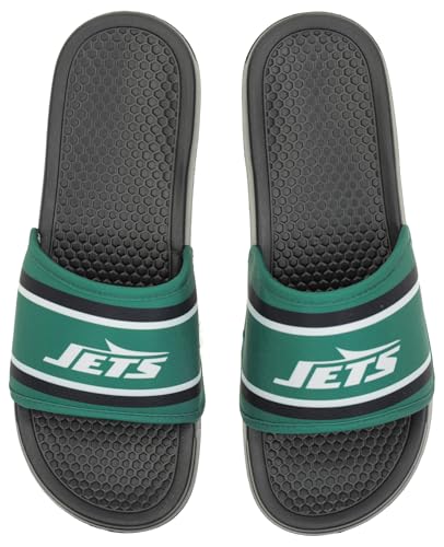 Image of FOCO NFL Team Printed Slide Sandals - Officially Licensed Football Fan Footwear for Comfort & Style