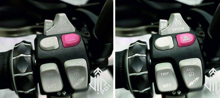Autocollants interrupteur BMW S1000RR durables anti-usure