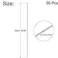 Vista 2 de uxcell Varillas de soldadura de aluminio Alambre de soldadura de silicio de aluminio Herramienta de reparación multiusos 1/16 "x 12.99" 30 piezas