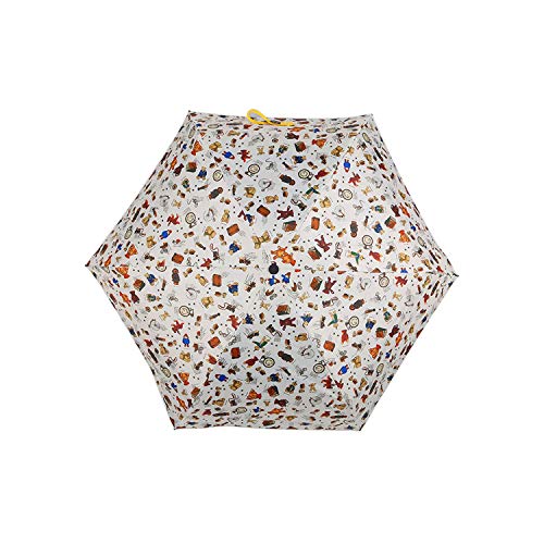 Portable Umbrella Mini Pocket Cartoon Lattice Umbrellas Prevent UV Rainproof Folding ladies sun