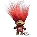 Lucky Bingo Troll Keychain Red