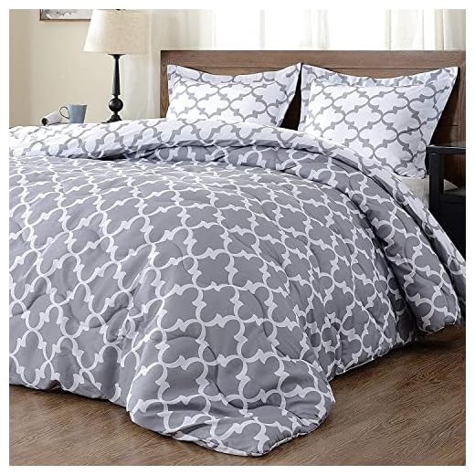 downluxe Printed Twin Comforter Set